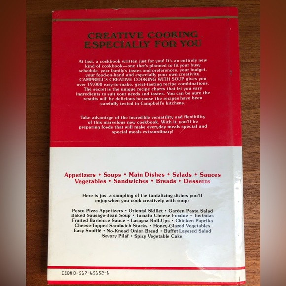 Vintage Campbell’s Soup Recipe Hardcover Book - Picture 11 of 13